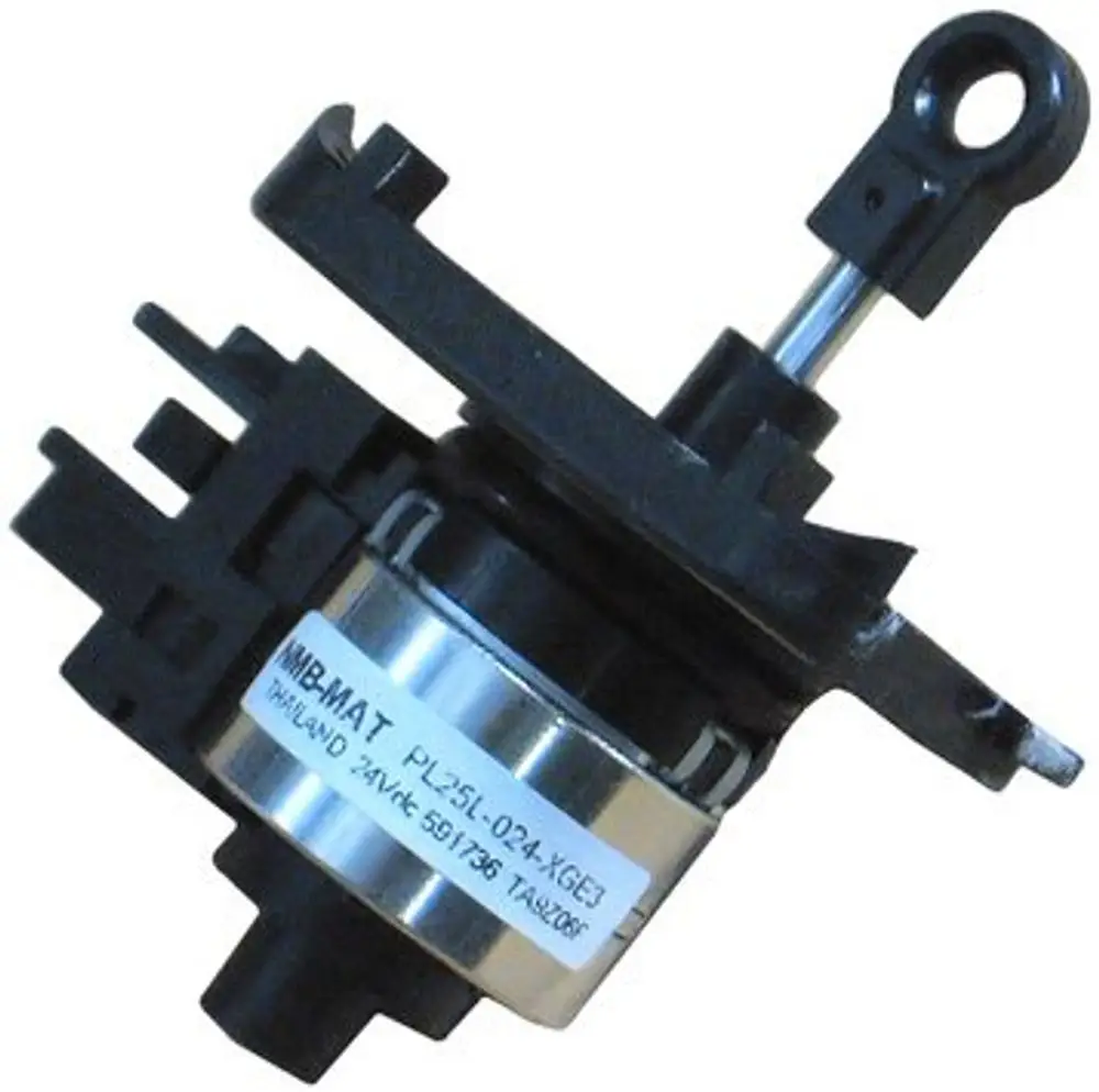 Bosch Antrieb für ein 3-Wege-Ventil, bestehend aus einem schwarzen Gehäuse mit einem rotierenden Element und einer Anschlussaufnahme.